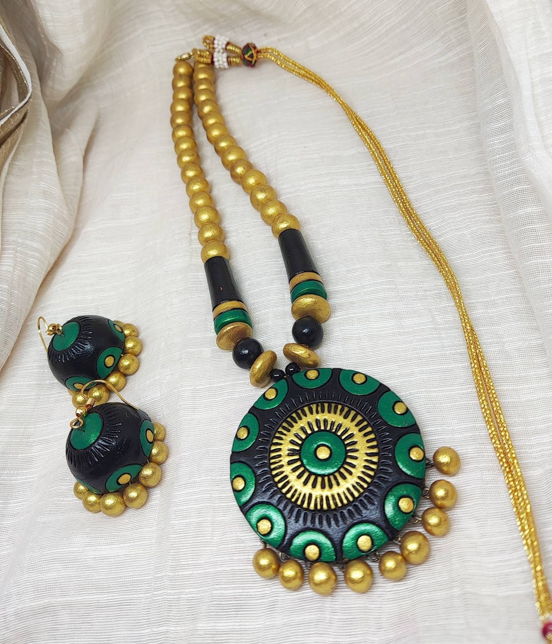 Terracotta Jewellery Set for Women Indian Jewelry Gift for Etsy