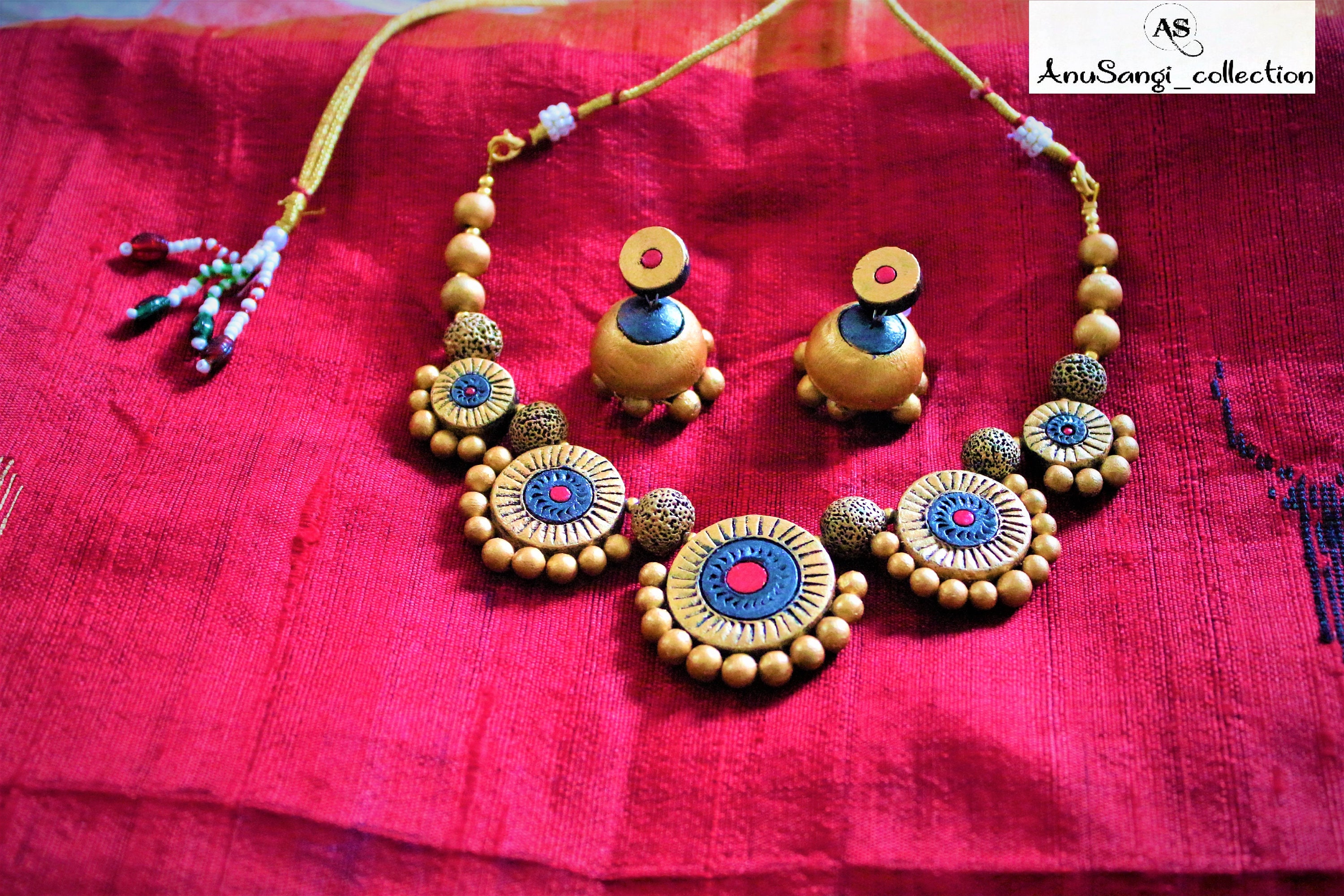 Trendy terracotta jewellery designs sale