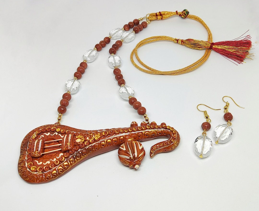 Veena Jewelry Set Bengali Jewelry Durga Puja Etsy