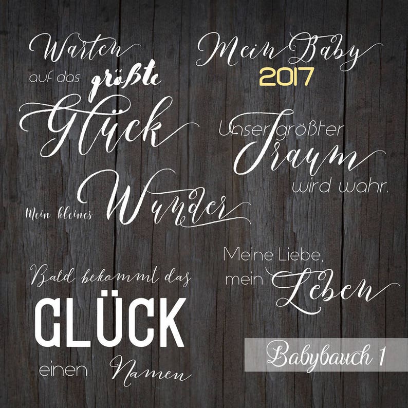 Babynewborn baby tummybelly Word Vend\u00e9e word art set baby belly 1
