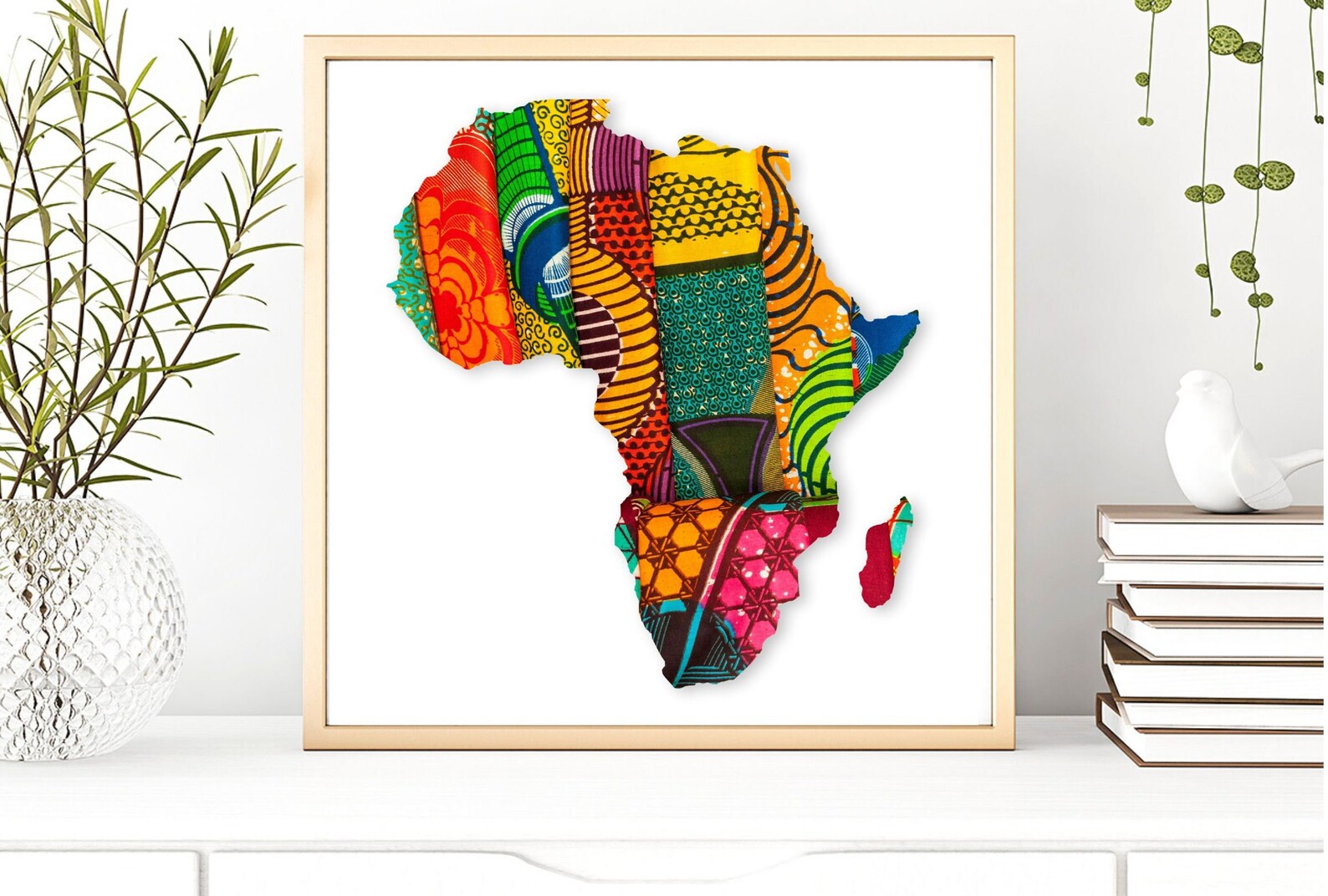 African Print Wall Art // DOWNLOAD ONLY Etsy