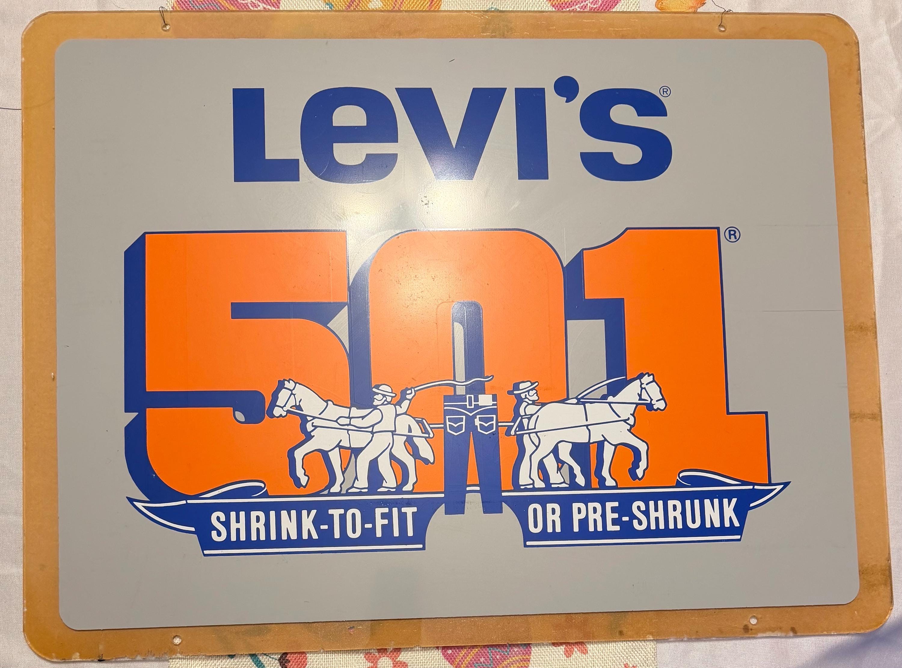 Levi Jeans Sign - Etsy
