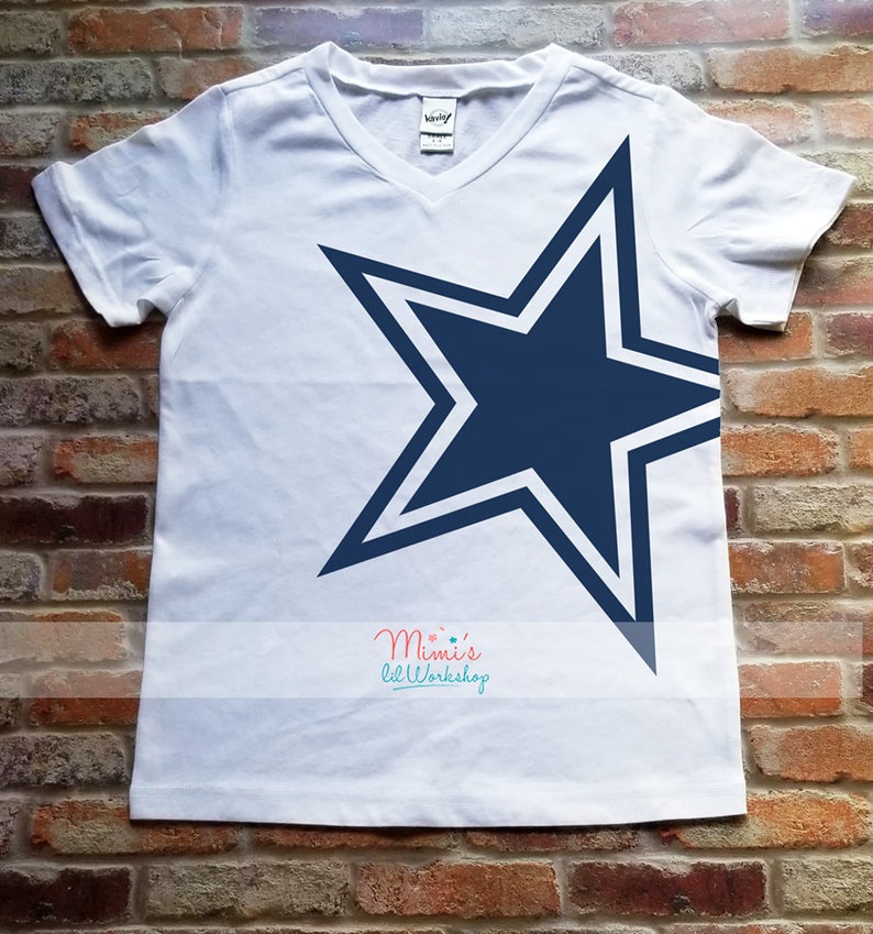 Shirt Girls Dallas Cowboy Star Cowboys
