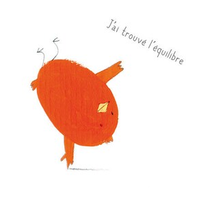Carte Postale Oiseau Humour Equilibre