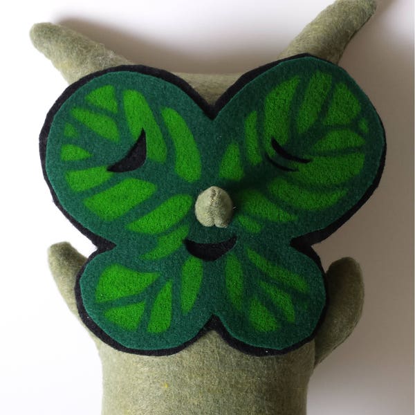 Linder the Korok Handmade Felt Plush Doll with Bell from Legend of Zelda Breath of the Wild Tears of the Kingdom