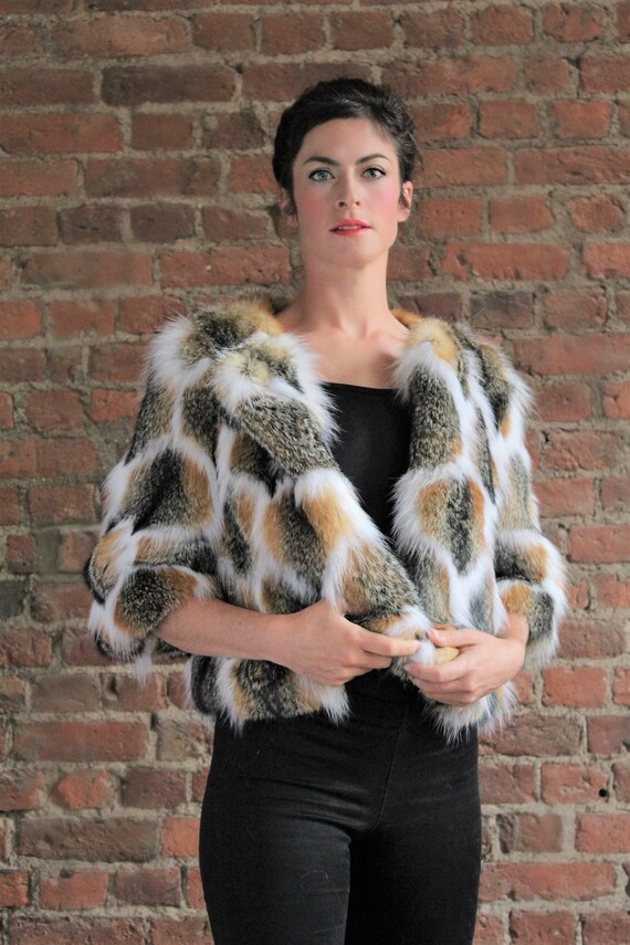short fox fur jacket