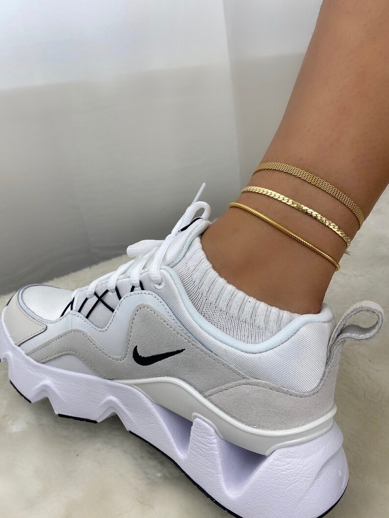 Anklet 18k Gold Filled Figaro Anklet Dainty Anklet Figaro Chain Anklet Figaro Chain Ankle Bracelet Gold Anklet Adjustable