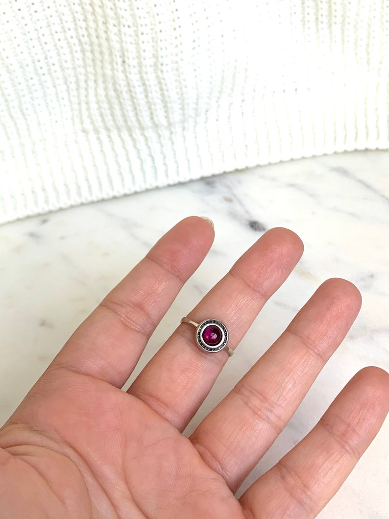boho silver ring band,gipsy ring red stone ring vintage silver ring 925 Sterling silver stackable ring