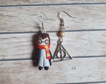 Boucles d'oreilles harry et les reliques