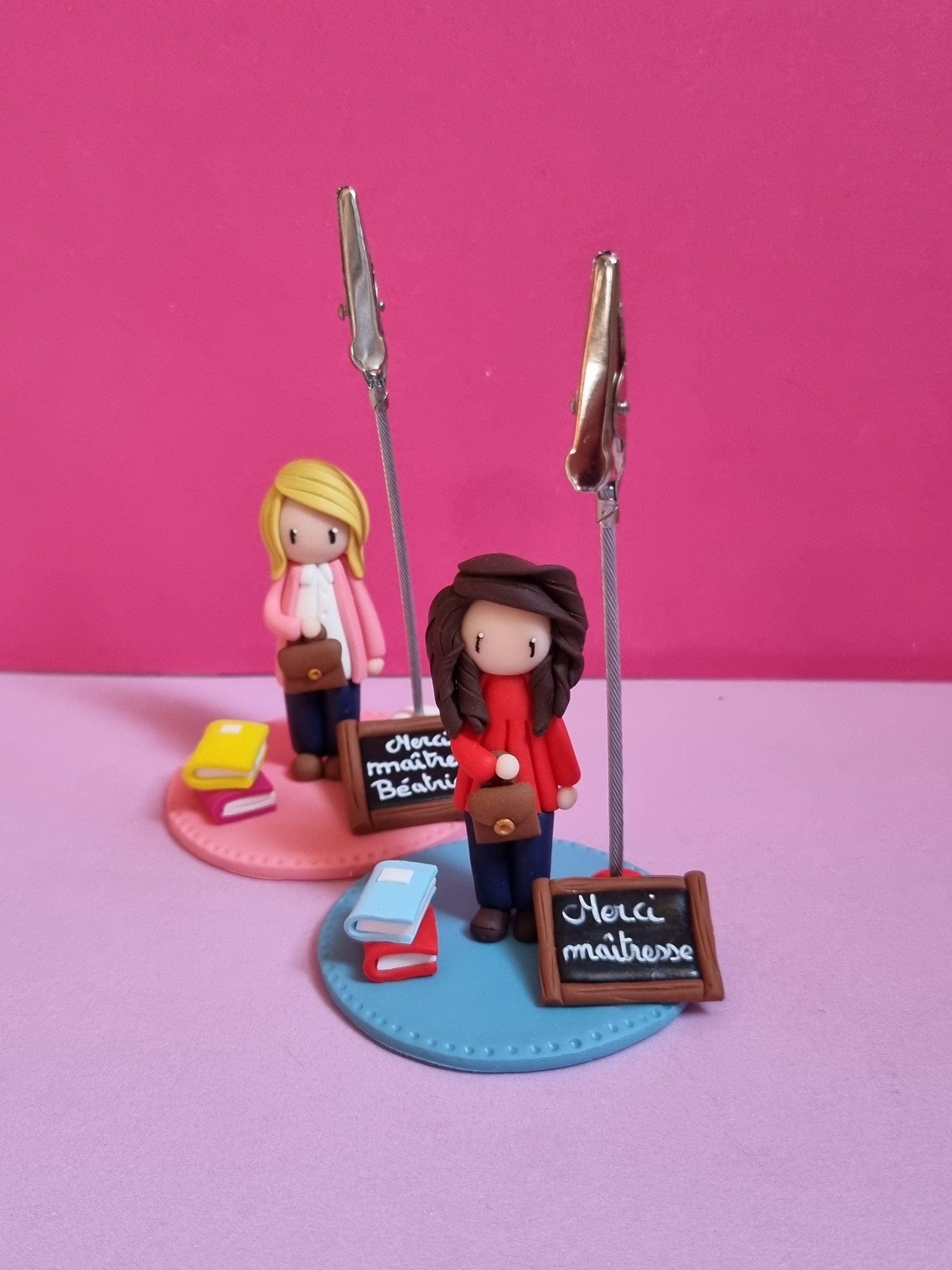 Figurine à Personnaliser/ Support Photo | Cadeau de Fin d'année Pour Maîtresse, Maître, Avs, Atsem E