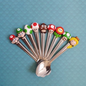 “Mario” video game theme spoons (model of your choice)