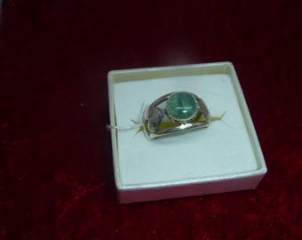Ring genuine gemstone - APATITE