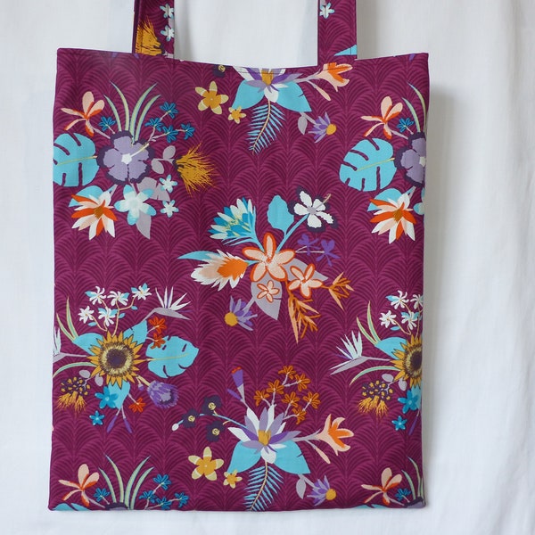 Sac en tissu de créateur, tote bag pièce unique