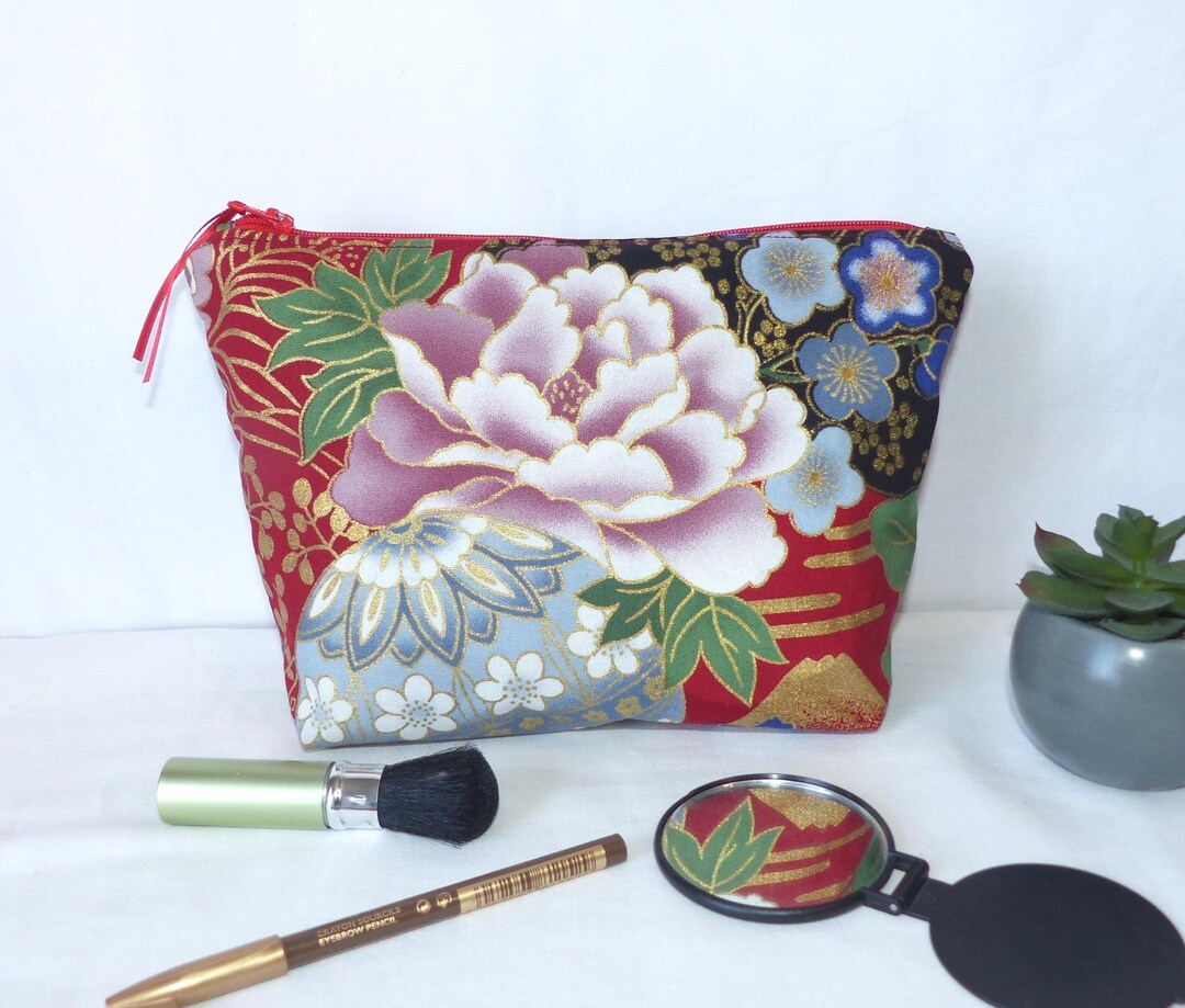 Japanese Pouch Design Japanese Fabric Pouch, Japanese Fabric Pencil Case - Etsy