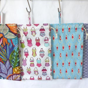 Gefütterte Pooltasche, wasserdichte Tasche für nasse Badeanzüge