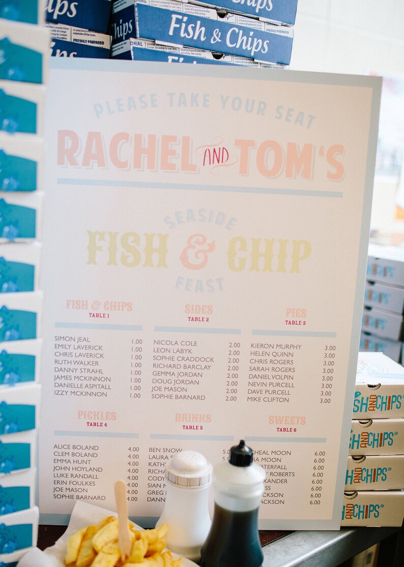 Seaside Table Plan