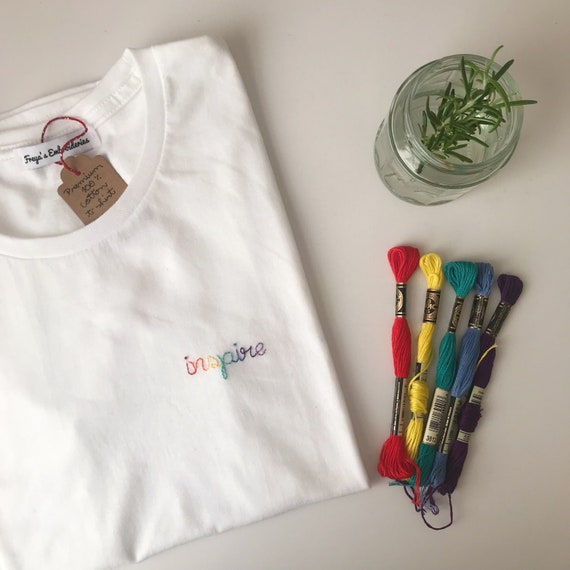 embroidered tee