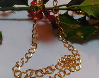 50 cm chain Golden Link 3.7 x 3 mm metal