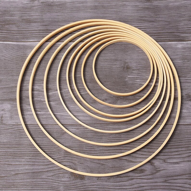 Un cercle en bois pour création attraperêve Etsy