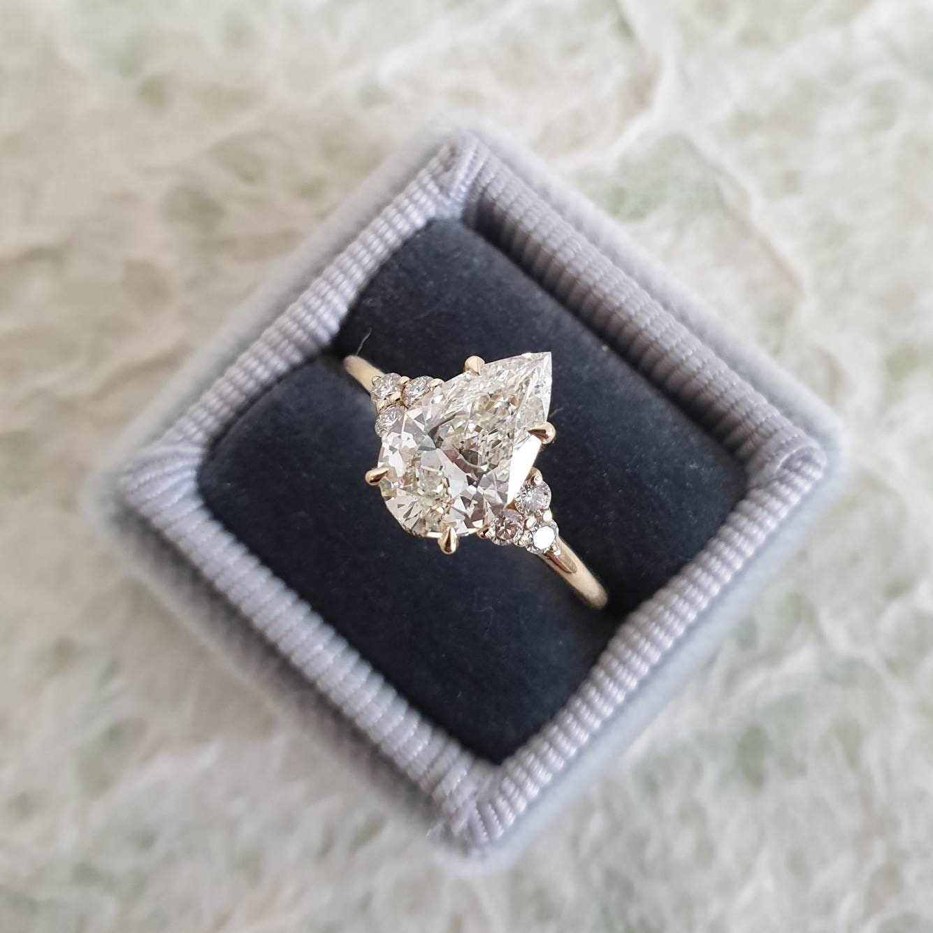 1.75ct Diamond Engagement Ringunique Diamond Engagement Ring Etsy