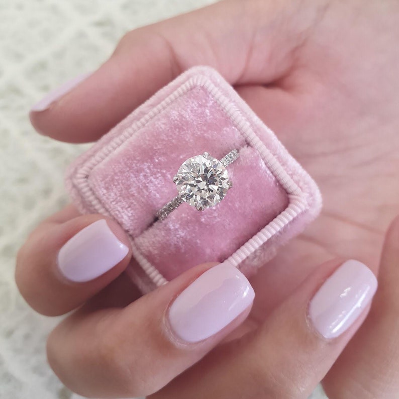 Diamond Engagement Ring2.20 Carat Diamond Engagement Ring Etsy