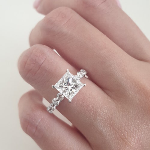 Princess Cut Diamond Engagement Ring 2