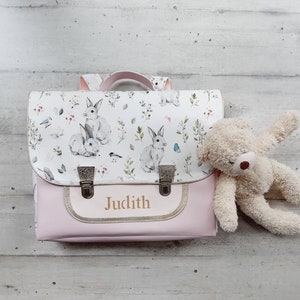 cartable/cartable maternelle/cartable enfant/cartable tissu/personnalisable/cadeau anniversaire/cartable fille