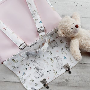 cartable/cartable maternelle/cartable enfant/cartable tissu/personnalisable/cadeau anniversaire/cartable fille immagine 5