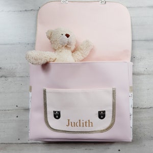 cartable/cartable maternelle/cartable enfant/cartable tissu/personnalisable/cadeau anniversaire/cartable fille immagine 7