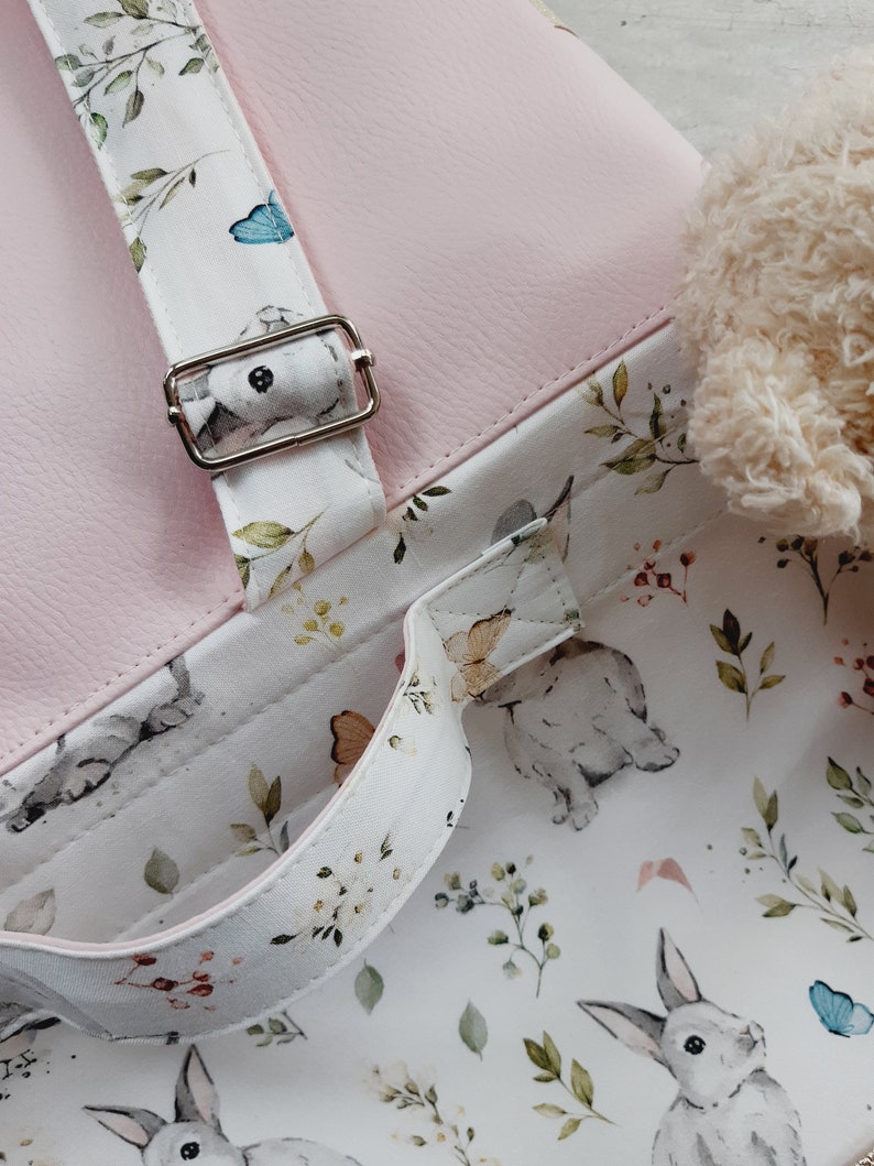 cartable/cartable maternelle/cartable enfant/cartable tissu/personnalisable/cadeau anniversaire/cartable fille immagine 6