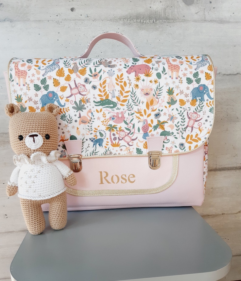 cartable/cartable maternelle/cartable enfant/cartable tissu/personnalisable/cadeau anniversaire/cartable fille/cartable garçon Bild 1
