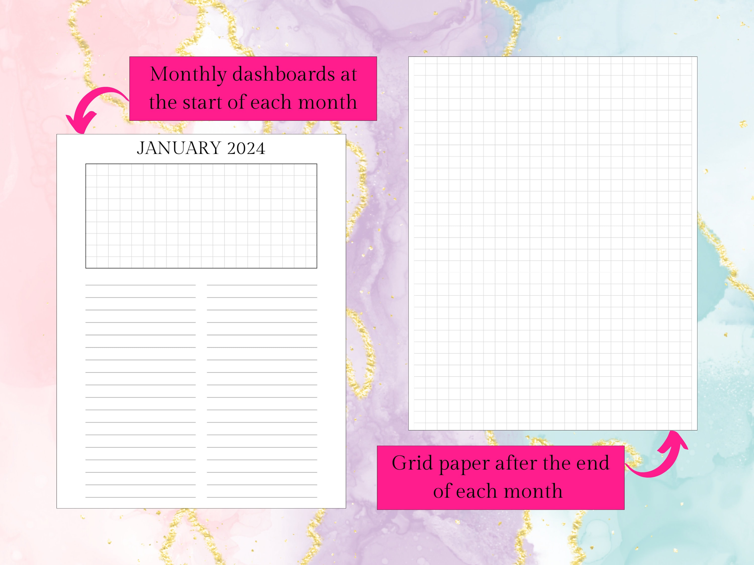 A5 Planner Spread
