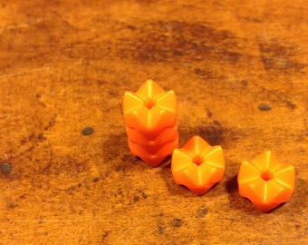 Plastic Orange bead