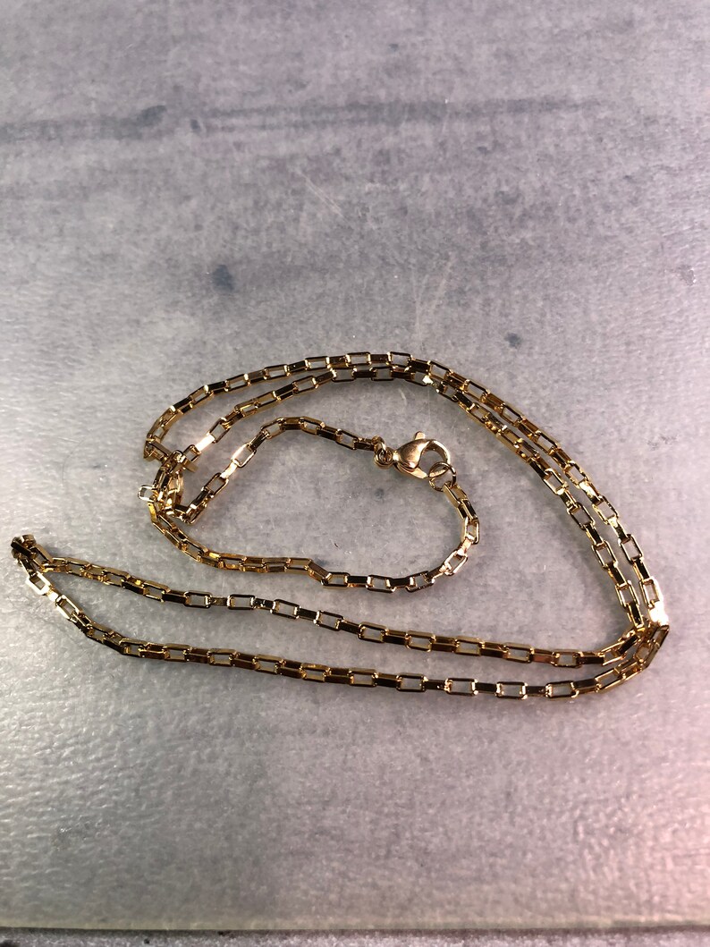 Necklace Chain Stainless Steel Steel Jewelry Color Gold Fashion Beading Jewelry Making