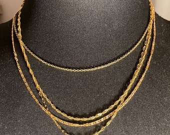 Gold Stainless Steel Necklace