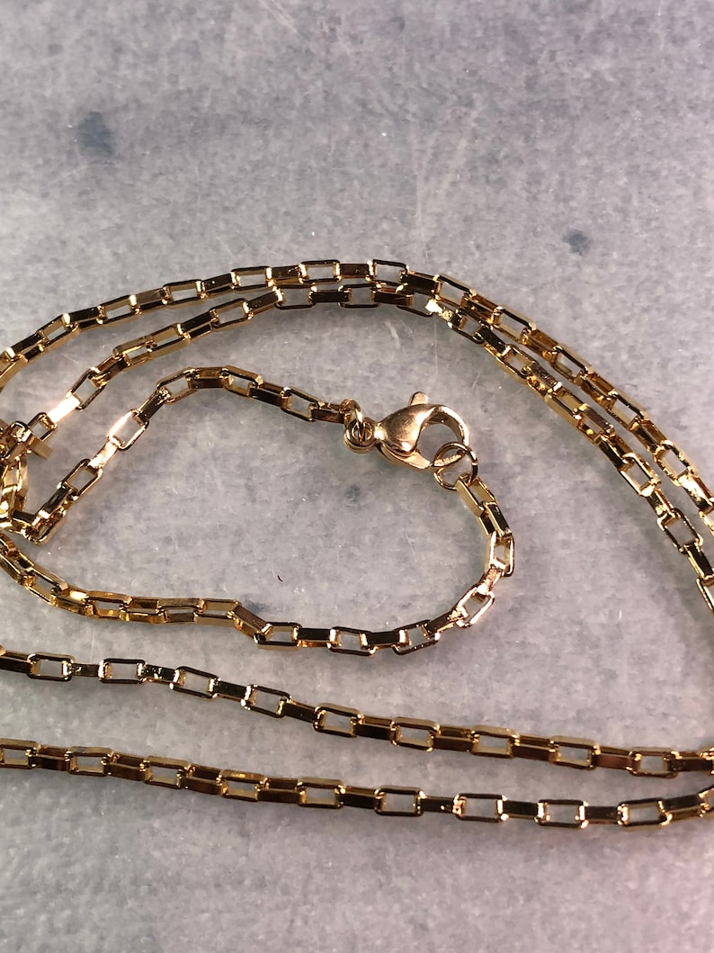 Necklace Chain Stainless Steel Steel Jewelry Color Gold Fashion Beading Jewelry Making