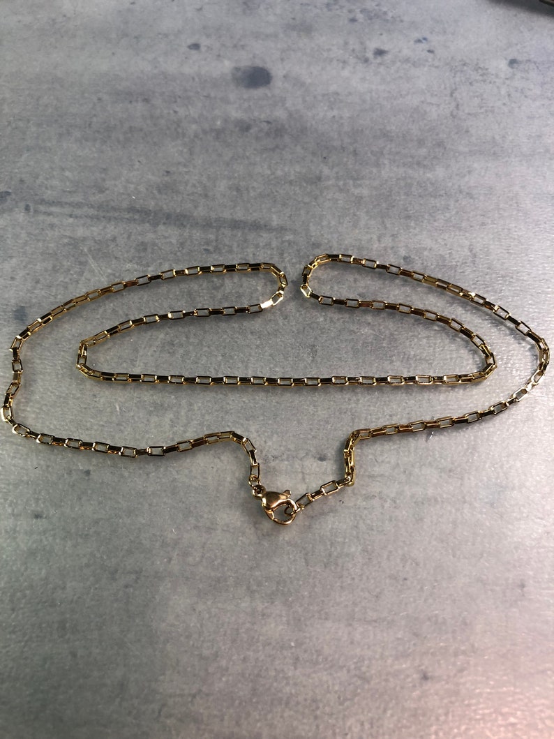 Necklace Chain Stainless Steel Steel Jewelry Color Gold Fashion Beading Jewelry Making