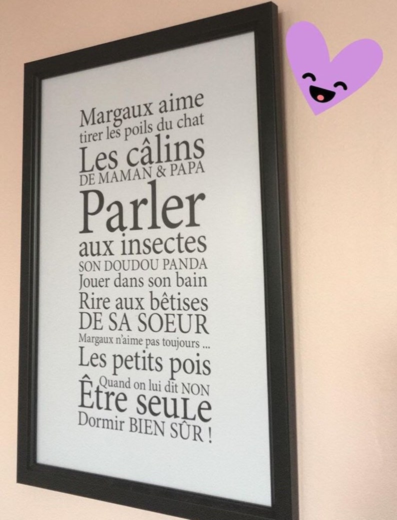 Affiche personnalisation COMPLÈTE j'aime/j'aime pas image 2