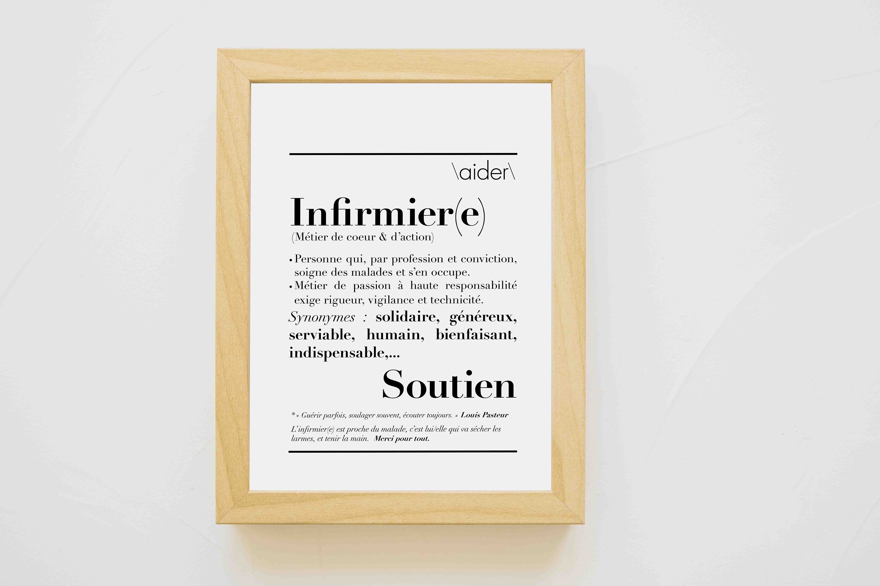 Affiche Definition Infirmiere Kine Sapeur Pompier Aide Etsy New Zealand
