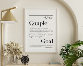 Affiche définition de "Couple Goal"