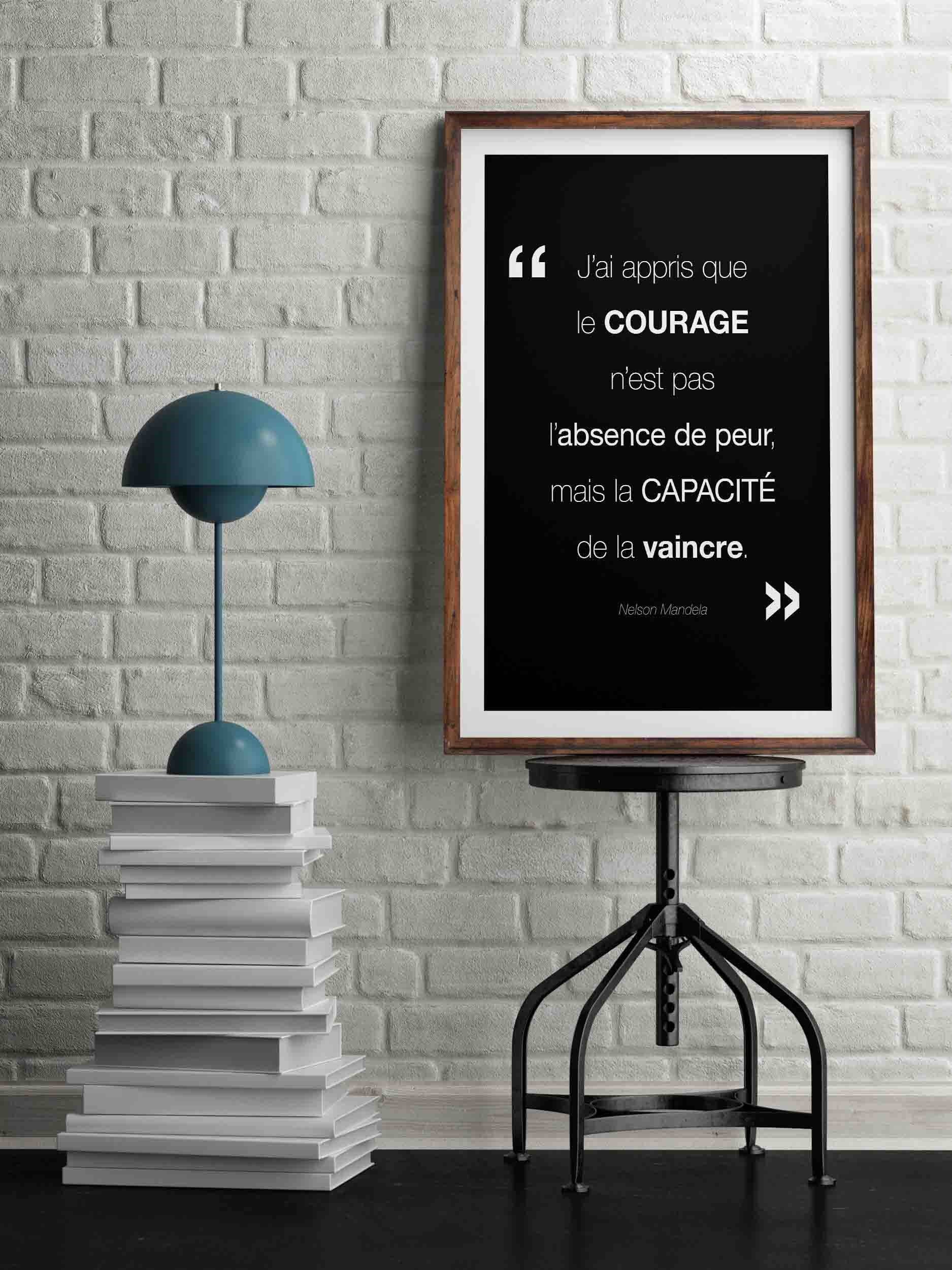 Affiche Citation N Mandela Etsy