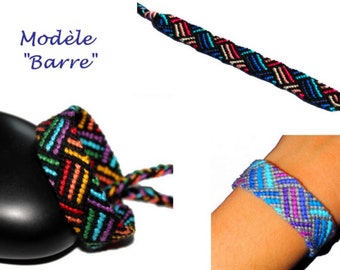 Bracelet brésilien modèle "Barre"