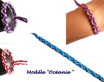 Bracelet brésilien modèle "Océanie", unisexe
