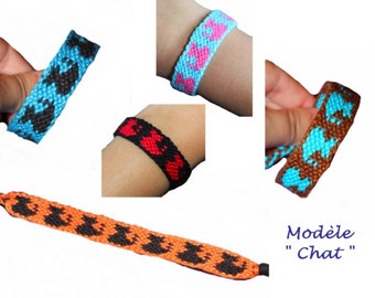 Brazilian bracelet, unisex, “Cat” model