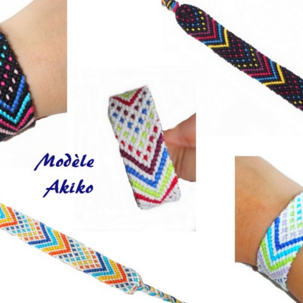 Bracelet brésilien - Modèle Akiko