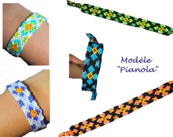 Brazilian bracelet model "Pianola"
