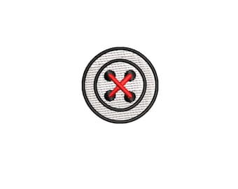 Button Embroidery Design (Digital Download)