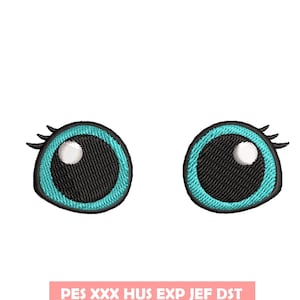 Eyes embroidery design, Embroidery file, Machine Embroidery Design, Embroidery pattern file, expressions, comic, kids face , emotions