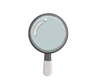 Magnifying Glass Embroidery Design – Sleek and Simple