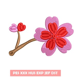 Cherry blossoms embroidery design, Embroidery file, Machine Embroidery Design, Embroidery pattern file, sakura, flower, floral, plant